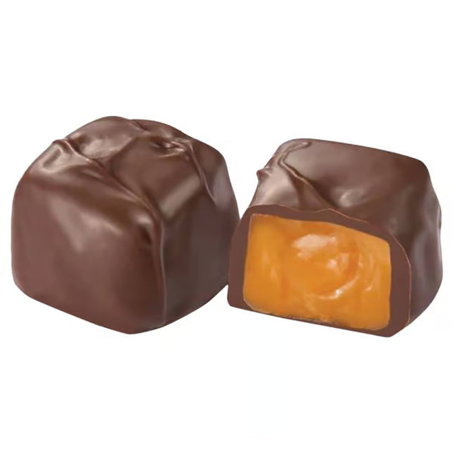Asher Milk Chocolate Vanilla Caramels With Dark String 6lbs