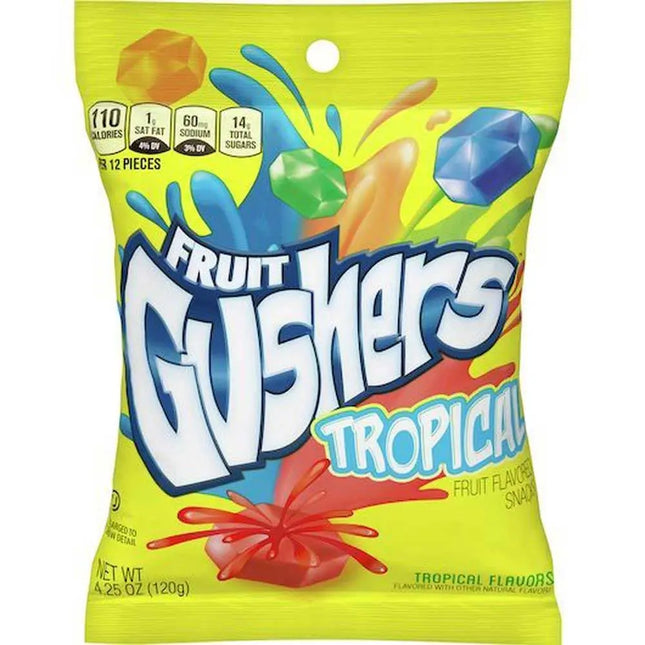 Gen Mills Tropical Gushers 4.25oz 6/8ct