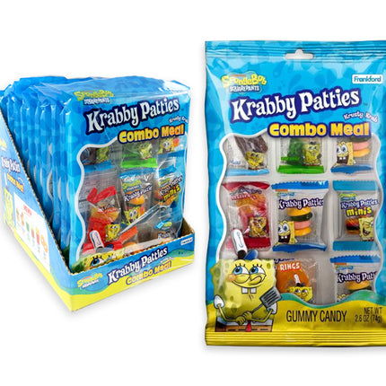 Frankford Krabby Patty Gummi Combo Meal Bag 2.6oz 12ct