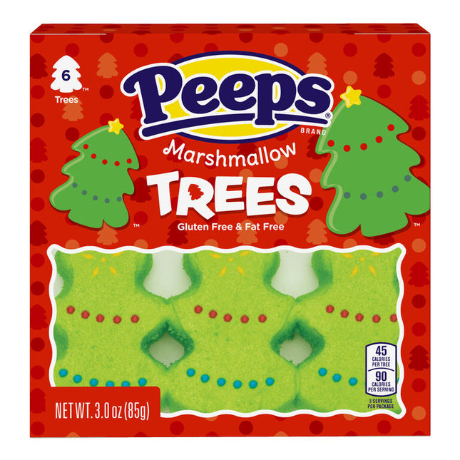 Peeps Marshmallow Xmas Tree 6pk 12ct