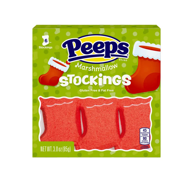 Peeps Marshmallow Xmas Stocking 6pk 12ct