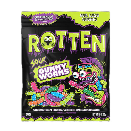 Rotten Sour Worms 1.8oz 8ct