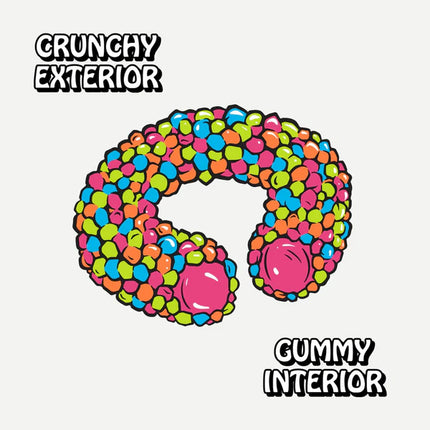 Rotten Original Gummy Cruncheez 1.8oz 8ct