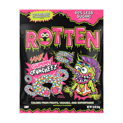 Rotten Sour Gummy Cruncheez 1.8oz 8ct