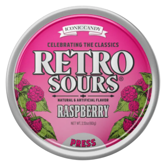 Retro Raspberry Ruffle Tin TikTok & YouTube Candy: Viral Sweets & Treats – Royal Wholesale