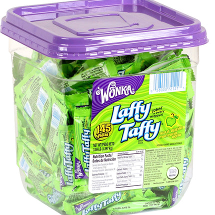 Laffy Taffy Green Apple 145ct Tub