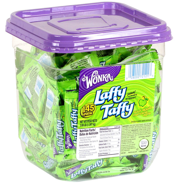Laffy Taffy Green Apple 145ct Tub