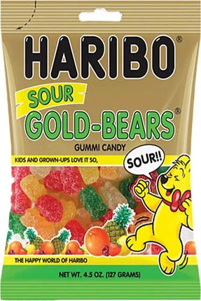 Haribo Sour Gold Bears 4.5oz 12ct