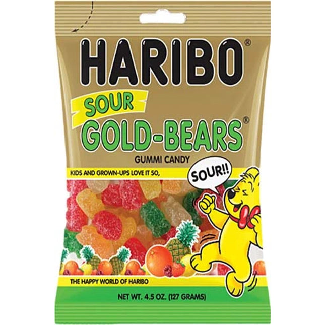 Haribo Sour Gold Bears 4.5oz 12ct