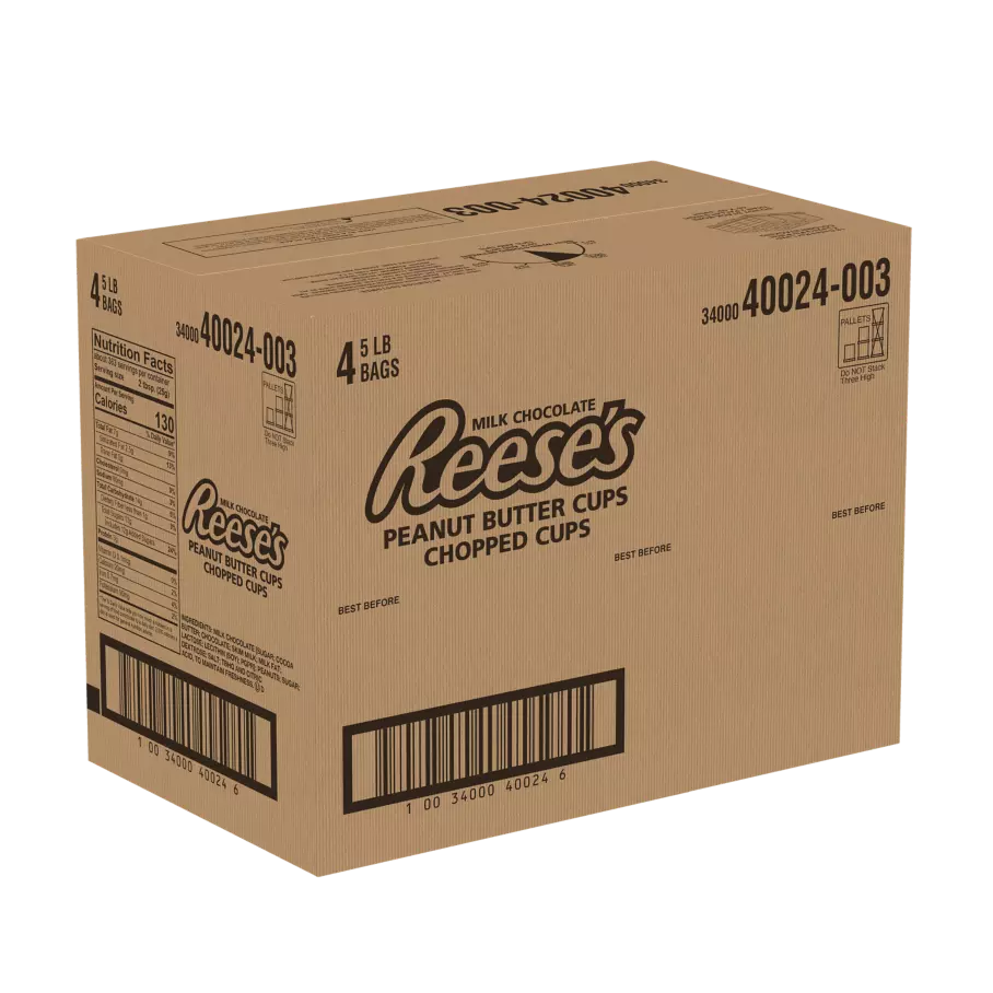 Hershey Reese Peanut Butter Cups Fine Grind Bulk 25lbs