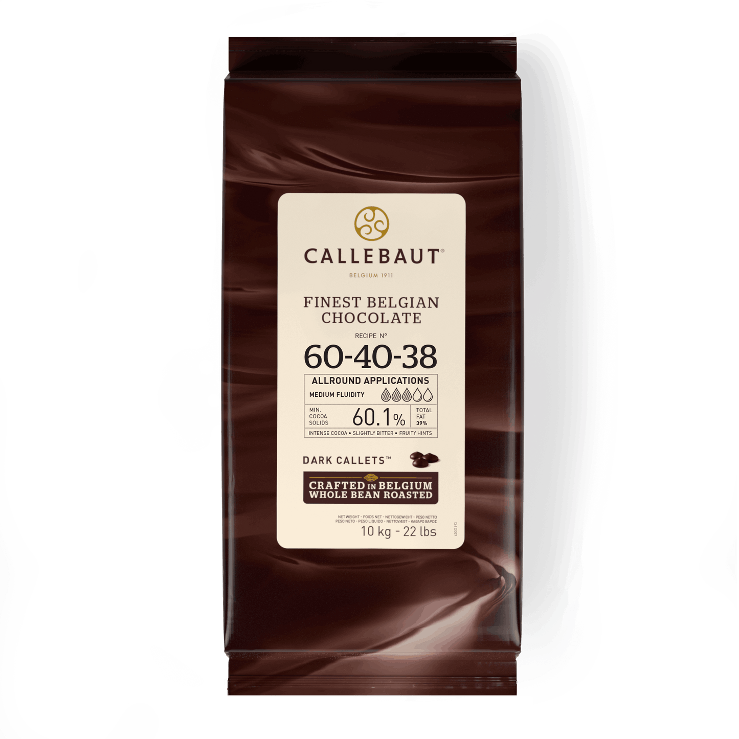 Barry Callebaut 60-40-38NV-595 Intense Callets 10KG