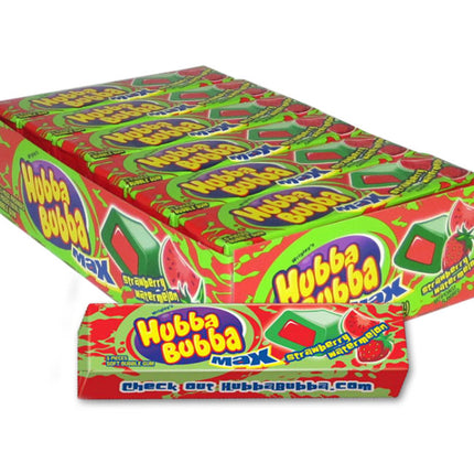 Hubba Bubba Max Gum 5 Pc Strawberry Watermelon 18ct