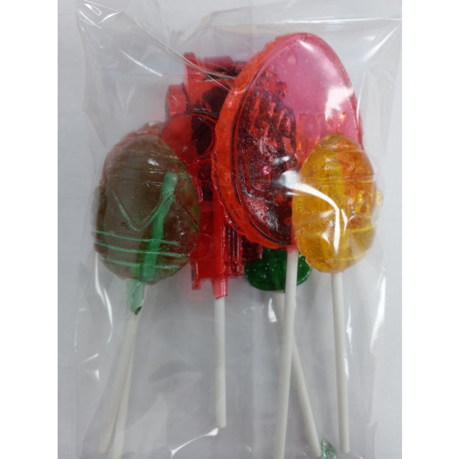 E&A Easter Clear Toy Pops 6pk 24ct ***EXTREMELY FRAGILE***