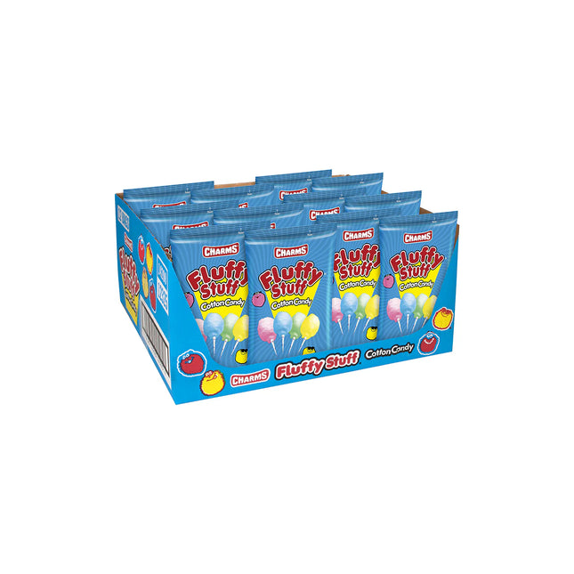 Charms Fluffy Stuff Cotton Candy 3.5oz Bag 24ct