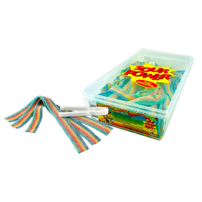 Dorval Quattro Rainbow Sour Belts 2.5lbs tub