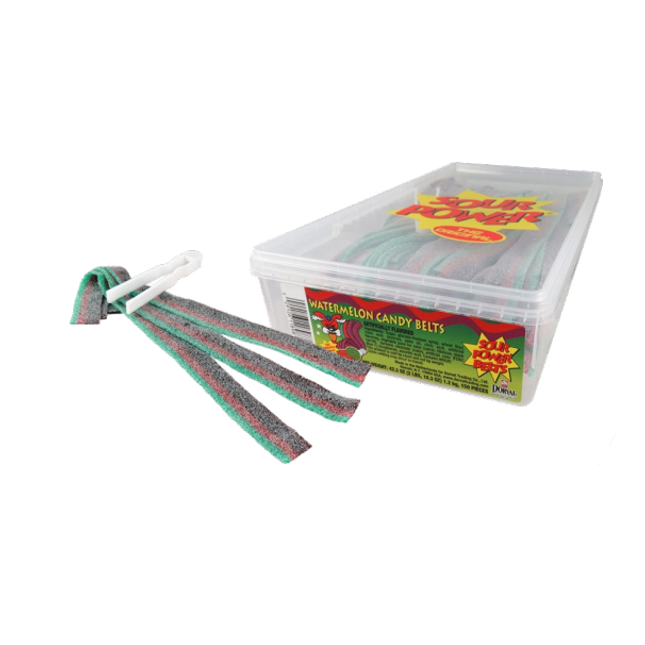 Dorval Watermelon Sour Belts 2.5lb tub