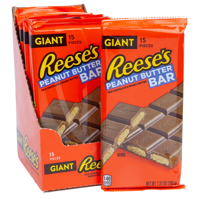 Reese's Milk Peanut Butter Giant Bar 7.37oz 12ct