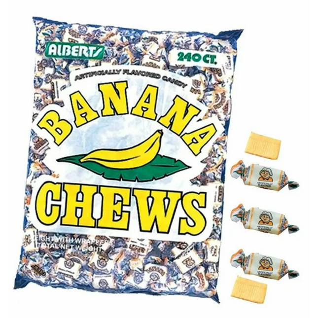Alberts Chews Banana 240ct