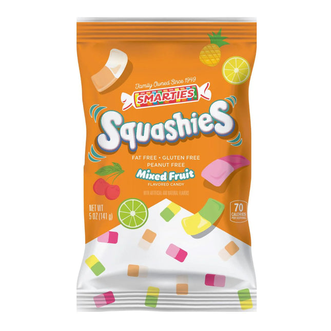 Smarties Mixed Fruit Squashies 5oz 12ct