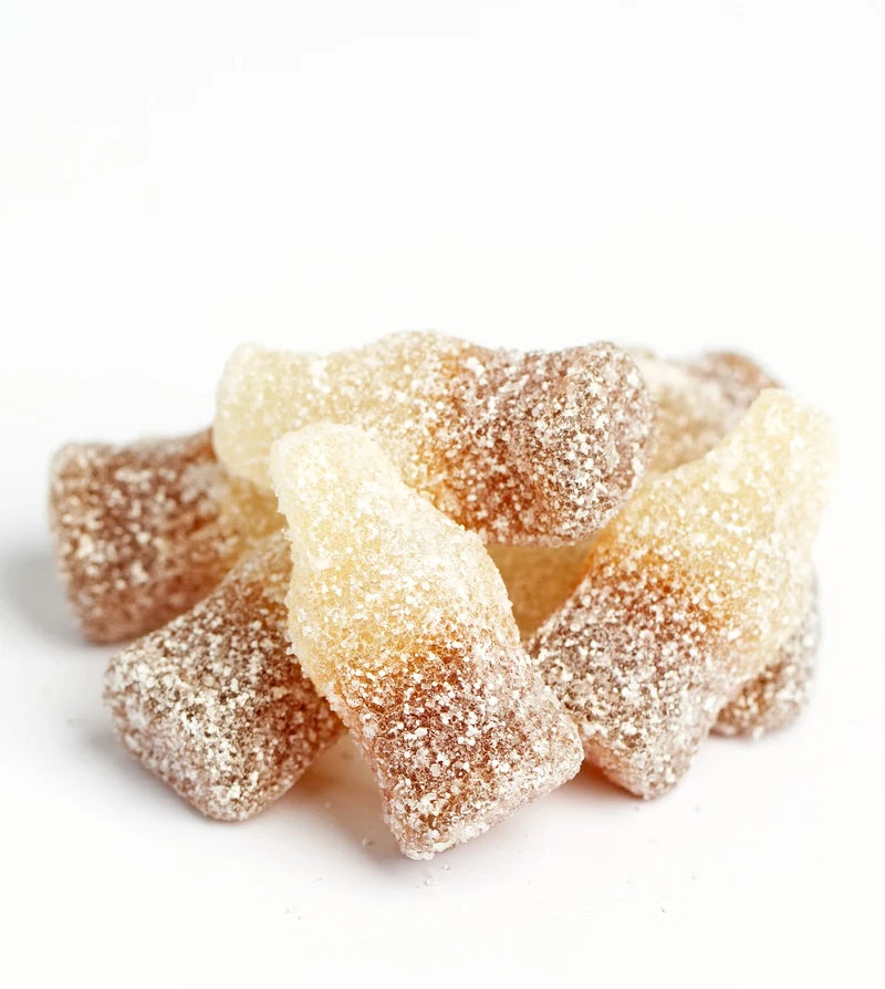 Gustaf's Small Sour Sugar Cola Bottles- 3/2.2lb case