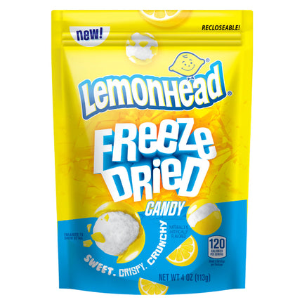 Lemonhead Freeze Dried Candy 4oz Bag 8ct