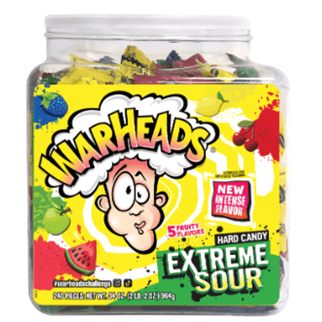 Warhead Colours Impact Brand WarHeads Sour Bulk Candy | Royal Wholesale Candy