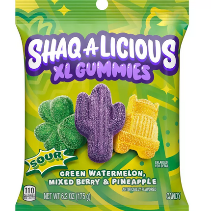 Hershey Shaq-A-Licious Gummies 6.2oz 12ct case