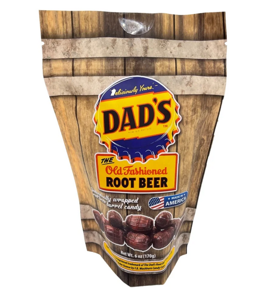 Roses Dad's Root Beer Gusset Bag 6oz 6ct case