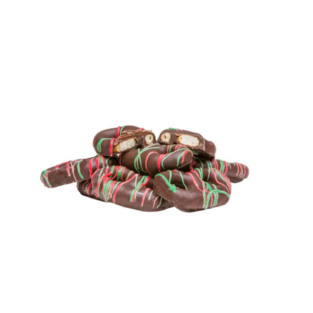 Asher Mini Dark Pretzel with Red and Green String 4lb*Fragile Item*