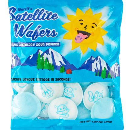 Gerrit's Blue Raspberry Satellite Wafers 12ct Case