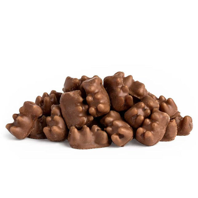 Koppers Milk Chocolate Covered Gummy Bear 8lb Tub