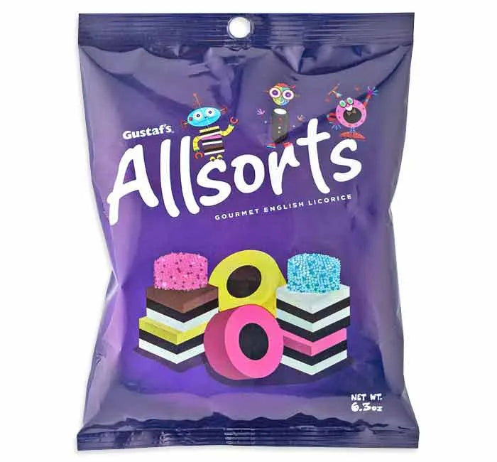 Gustaf's Licorice Allsorts 14.1 oz Bag 12ct