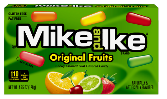 Mike & Ike Original 4.25oz Theater Box 12ct