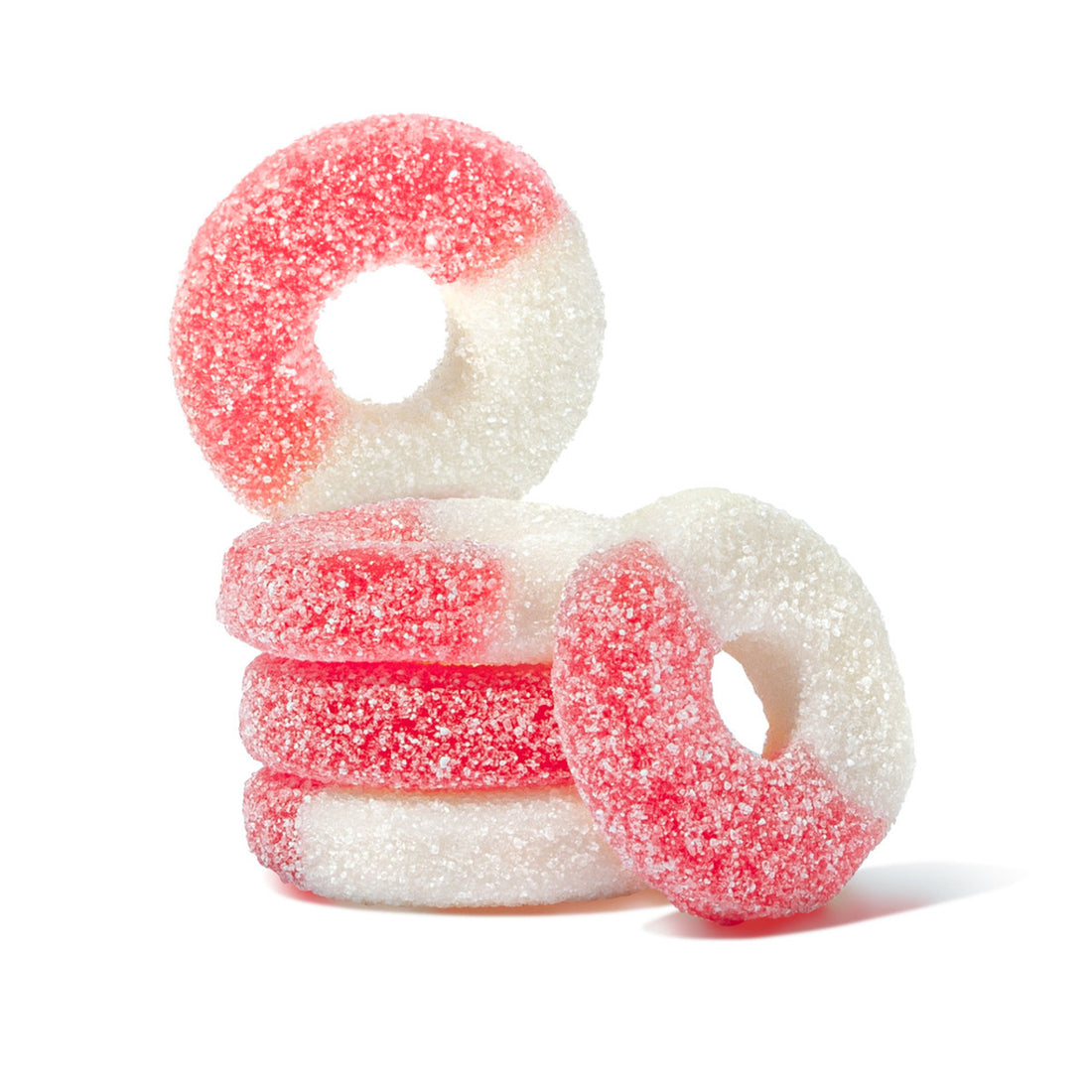 Albanese Pink Watermelon Gummi Rings 4.5lb | Royal Wholesale