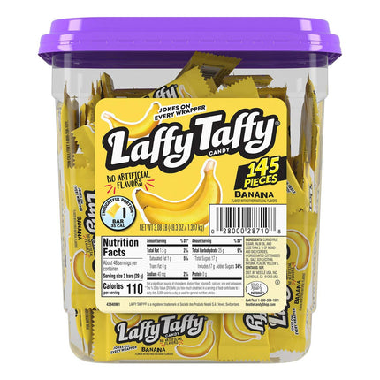 Laffy Taffy Banana 145ct Tub - Royal Wholesale