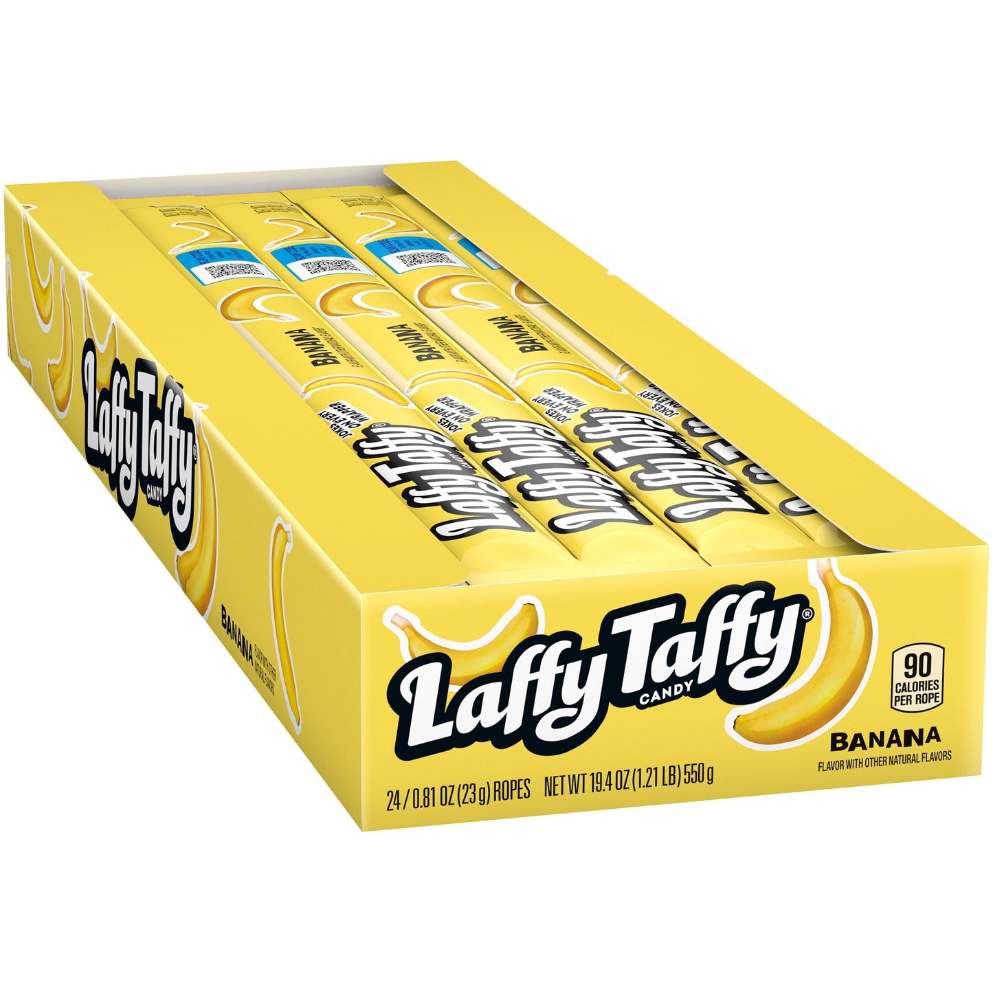 Laffy Taffy Banana Rope 24ct - Royal Wholesale
