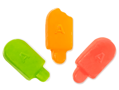Albanese 50455 Sherbet Gummi Ice Pops 5lb