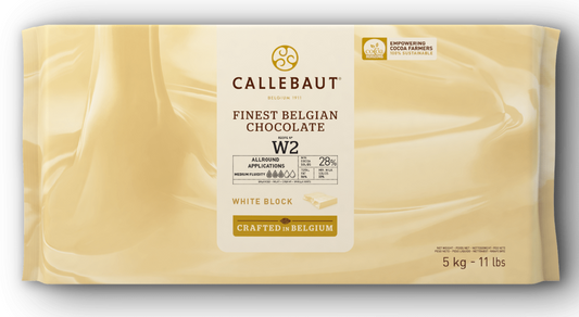 Barry Callebaut W2NV-132 White Chocolate Blocks 55lbs