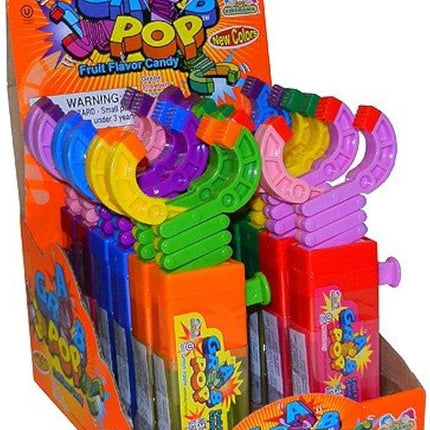 Kidsmania Grab Pop Robot Arm Lollipops 12ct