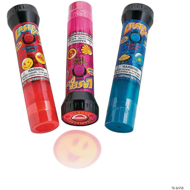 Kidsmania Laser Pop Projector Candy Lollipop 12ct
