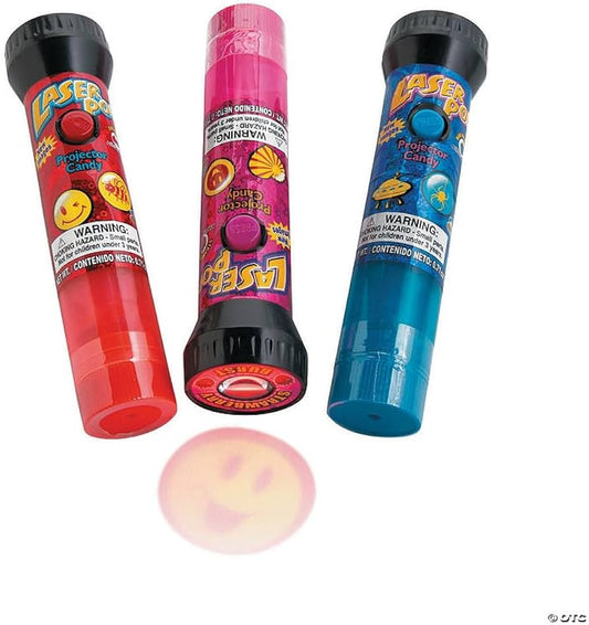 Kidsmania Laser Pop Projector Candy Lollipop 12ct