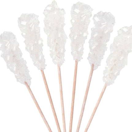 Roses Confection Swizzle Sticks White Wrapped 72ct