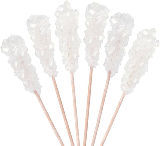 Roses Confection Swizzle Sticks White Wrapped 72ct