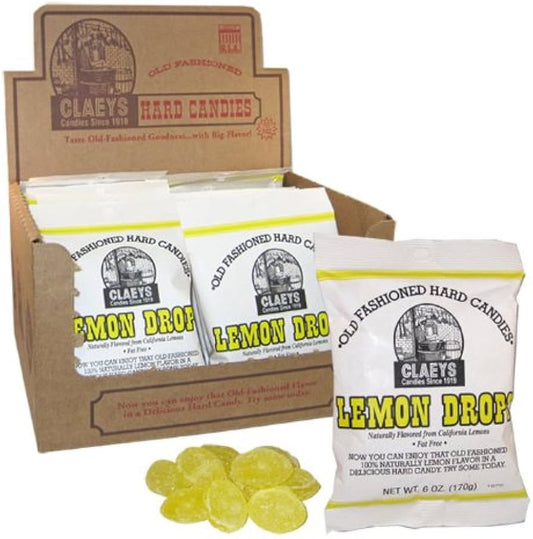Claeys Keg Refills Lemon 6oz 24ct case