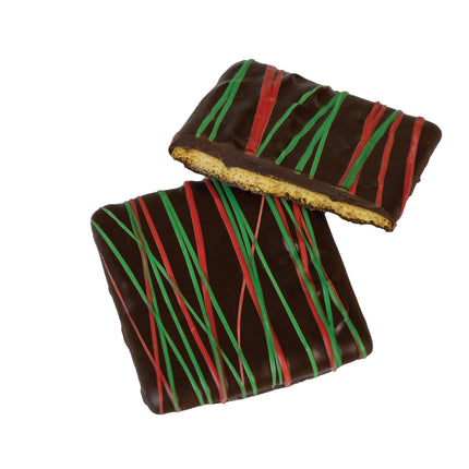 Asher Dark Chocolate Grahams with Christmas String 5lb