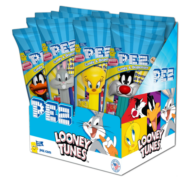 Pez Looney Tunes Assortment 12ct
