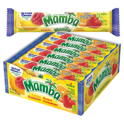 Mamba Fruit Chews Candy 24ct