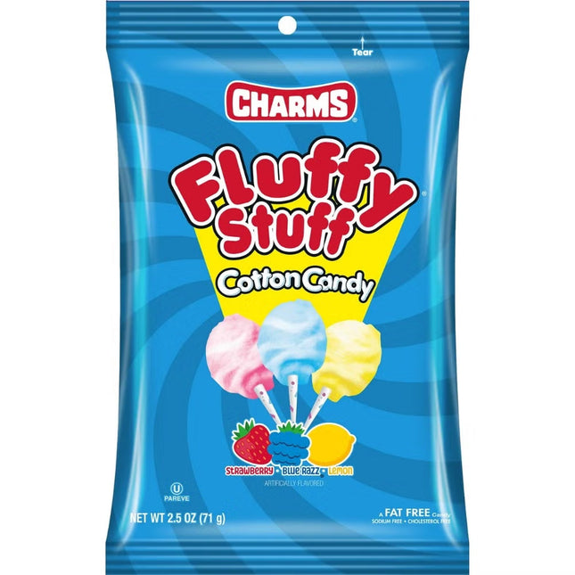 Charms Cotton Candy 2.5oz Bags 12ct