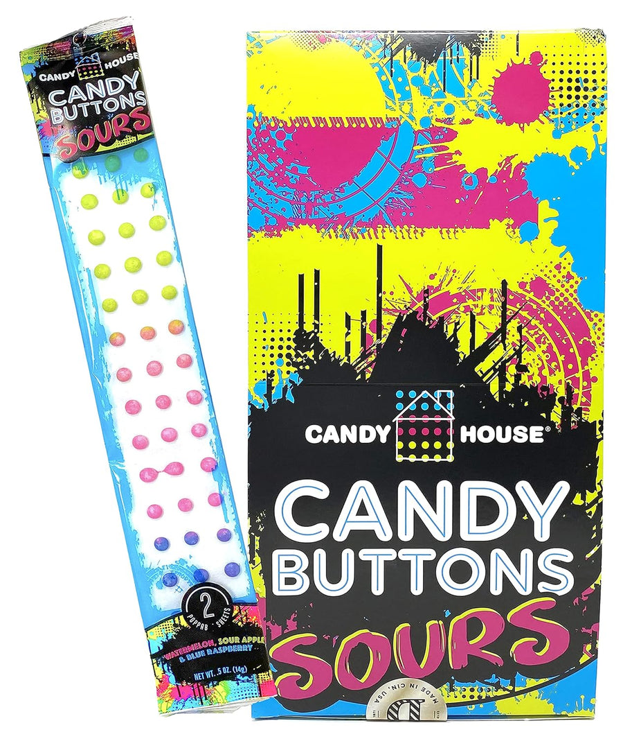Necco Candy Buttons .05oz Wrapped 24ct | Royal Wholesale