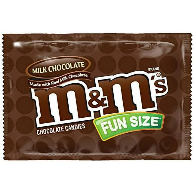 M&M Milk Chocolate Candy Fun Size 20lb